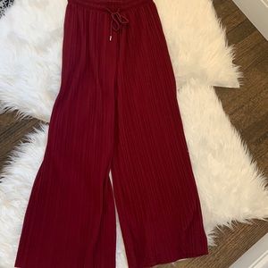 Burgundy size 2 flowy pants